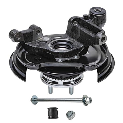 Detroit Axle - Rear Steering Knuckles & Hub Bearings Shock Absorbers | Replacement for 2003 2004 2005 Subaru Forester - 4pc Set - size: 4AU48644/Kit