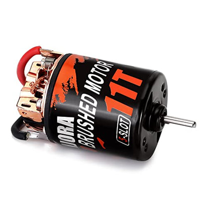 INJORA 540 Brushed Motor Waterproof 5-Slot 11T for 1/10 Scale RC Model Car Crawler Truck Buggy (INM10) - size: 11T