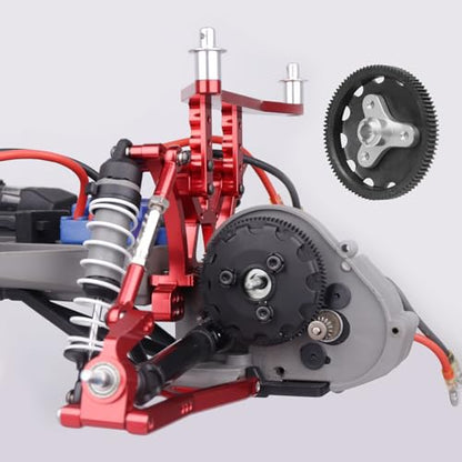 RC Slipper Clutch Eliminator for Traxxas 1/10 Slash 2WD Stampede Bandit Rustler VXL XL5 Transmissions Gearbox Case Upgrades (Silver) - color: Silver
