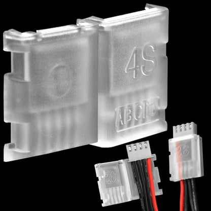 20Pcs 4S JST-XH AB Clip Buckle Lipo Balance Plug Protector for RC Car FPV Boat LiPo Battery Balance Plug Extension Cable (4S 14.8V) - color: 4s 14.8v