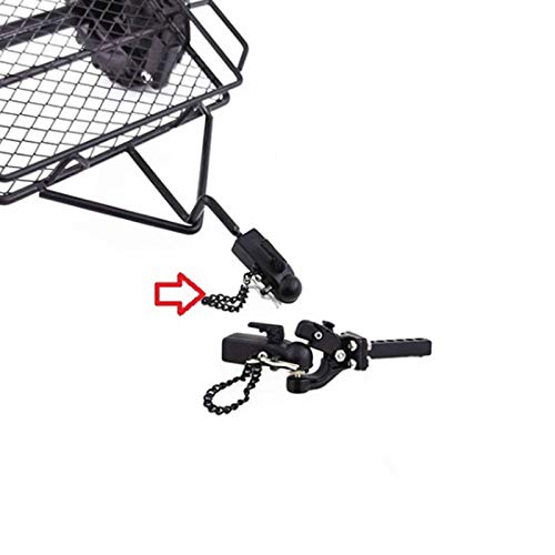 DKKY 1/10 RC Trailer Hook Tow Hitch with Ball Buckle Compatible with Axial SCX10 Traxxas TRX4 1/10 Scale RC Accessories