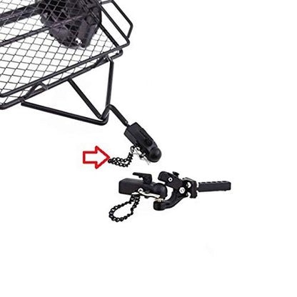 DKKY 1/10 RC Trailer Hook Tow Hitch with Ball Buckle Compatible with Axial SCX10 Traxxas TRX4 1/10 Scale RC Accessories