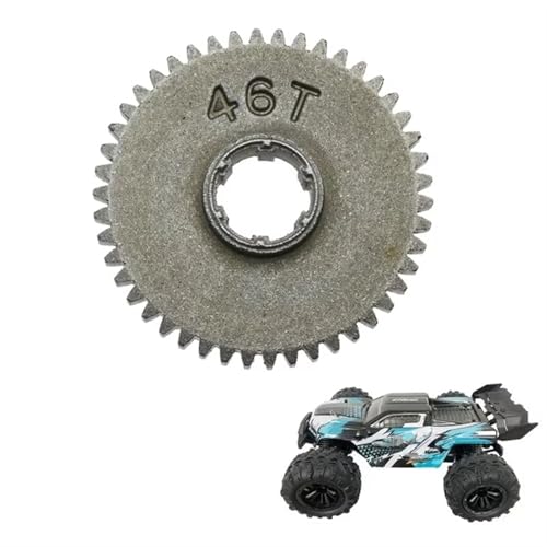 RC Cars Crawler Parts Compatible with SCY 16101 16102 16103 16201 Pro 1/16 Brushless RC Car Upgrades Parts Accessories Metal Main Gear Drive Gear 46T