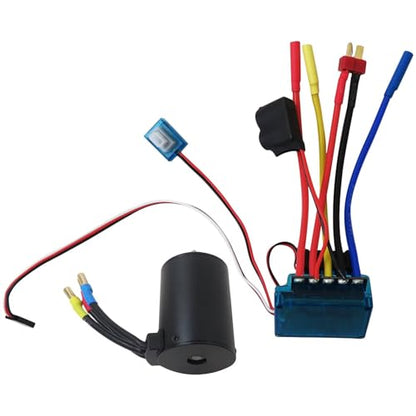 Upgraded Brushless Motor ESC Combo Set 3900KV 120A for 1:8 1:10 1:12 Scale RC Vehicles