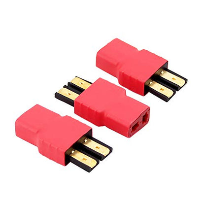3pcs T-Plug Style Female Connector Adapters (C63-3)