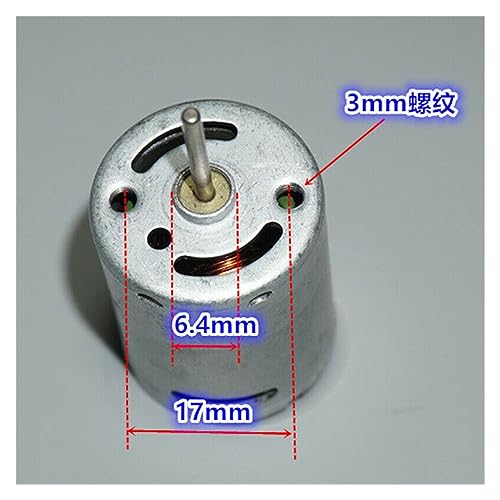 Vehicle Power RK-370SD-4736 Mini 370 DC Motor 3V-12V 44000RPM Large Torque Carbon Brush Engine DIY RC Car Boat Toy Model Pumps Robot