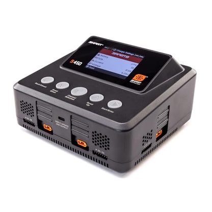 Spektrum S450 G2 AC/DC Smart Charger 4x50W Battery Charger, SPMXC3040