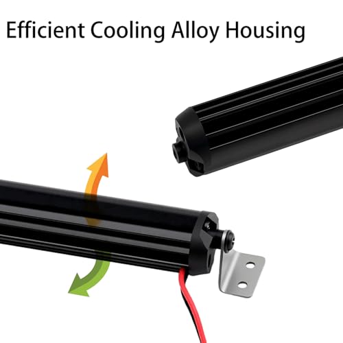 Aluminum RC Light Bar 20 LED 100mm Roof Light with CH3 Light Control Switch Kit for 1/10 Axial SCX10 Traxxas TRX4 Arrma Karton Redcat GEN8 RC Crawler Car - size: 100mm Roof Light Bar with CH3 Control