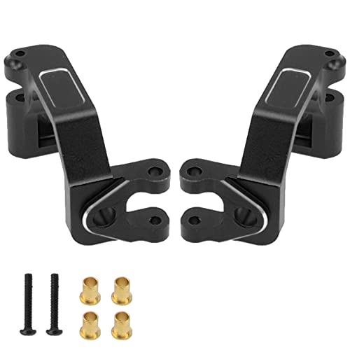 Metal C Hub Carrier Caster Block C Seat Upgrades Parts Compatible with Arrma 1/8 Infraction 4X4 MEGA/Vendetta 4X4 3S BLX RC Car (Black) - color: Black