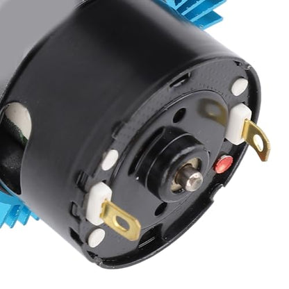 Keenso RC Car Motor, 550 Brushed Motor with Aluminum Copper Build and Blue Heat Sink, 1 8in Shaft Replacement for 1 10 RC Crawler for Axial SCX10 HPI JL 90046 (35T) - size: 35T