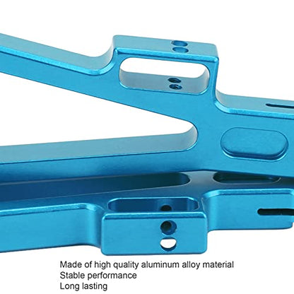 Srliya 2pcs RC Suspension Arm Aluminum Alloy DIY Upgrade Front and Rear Lower Swing Arm for JLB 1/10 Truck (Blue)