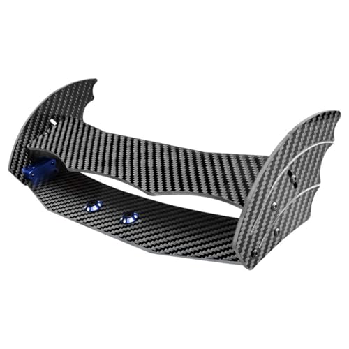 RC Rear Wing Tail for Arrma 1/8 Typhon 6s BLX RC Car Carbon Fiber Adjustable Wing Tail Spoiler (Blue) (Blue) - color: Blue