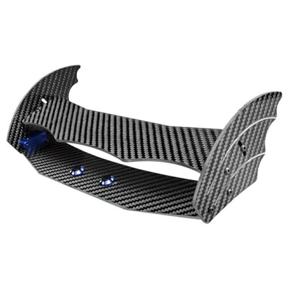 RC Rear Wing Tail for Arrma 1/8 Typhon 6s BLX RC Car Carbon Fiber Adjustable Wing Tail Spoiler (Blue) (Blue) - color: Blue