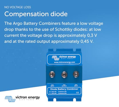 Victron Energy BCD 802 80 amp Diode Battery Combiner (2 Batteries) - size: 80 Amp