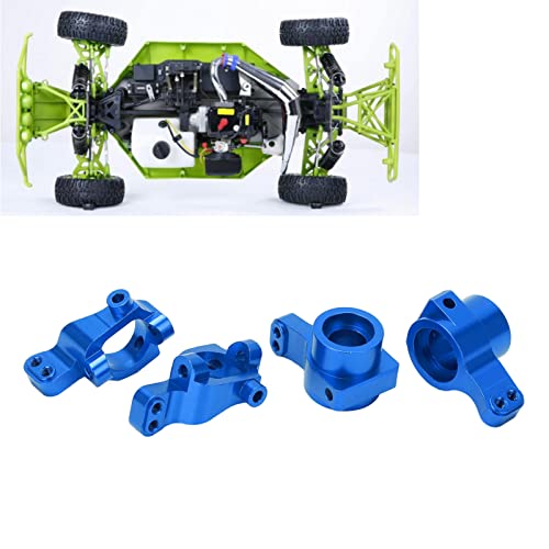 RC Block C Hub Carrier, Aluminum Alloy Steering Cup Upgrade Part Set for LOSI 22S 1/10 Rear Drive Short Course Truck (Blue - color: Blue