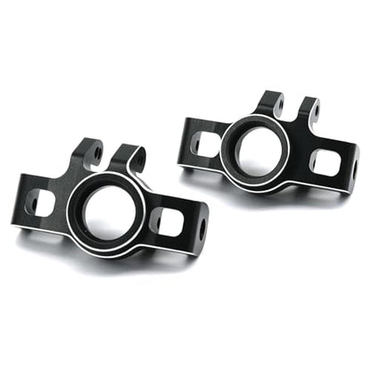 Aluminum Upgrade Parts Set for ARRMA 1/16 Mini Kraton 3S, Front/Rear Upper/Lower Arm, Gearbox Cover, Wing, Steering Link (Black Front Hub/Knuckle Arm) - color: Black Front Hub/Knuckle Arm