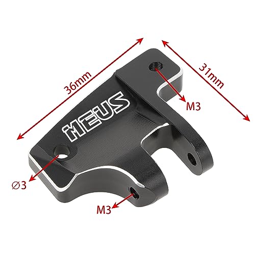 MEUS Racing Alunimum Phanhard Chassis Mount for Axial 1/10 SCX10 PRO 4X4 Kit AXI03028