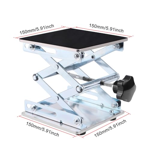 RC Work Stand Stainless Steel Adjustable for 1/5-1/12 Scale RC Cars | All-metal adjustable stand with anti-slip base for 1/5 1/7 1/8 1/10 1/12 Scale RC Cars Upgrades - size: Large (1/5–1/12)