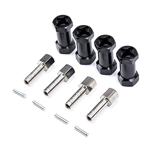 12mm Wheel Hub Hex Spacer 25mm Offset Extension Drive Adapter | For 1/10 Traxxas Rustler Axial SCX10 ii Wraith Gen7 Gen8 D90 - style: 25mm