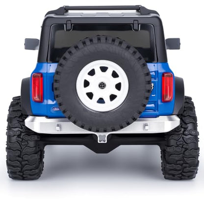 GOUPRC Aluminum Alloy RC Front & Rear Bumper for Axial SCX30 Bronco C10 1/30 RC Crawler Car Upgrade Replacement Parts - color: Sliver