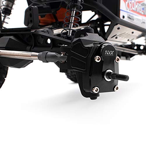 KYX Racing Aluminum Alloy Currie F9 Portal Axle Outer Portal Drive Housing Portal Cover Plates Upgrades Parts Accessories for 1/10 RC Crawler Car Axial SCX10 II AXI03007 Capra Unlimited Trail Buggy