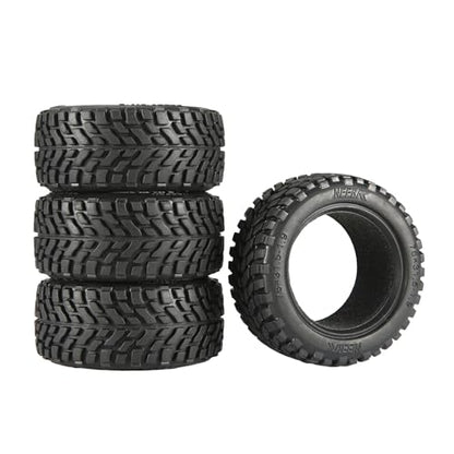 4PCS 76mm/2.99inch RC Car Rubber Tyre Wheel Tire for 1/12 1/14 1/16 Off-road Climbing On-Road Touring Car