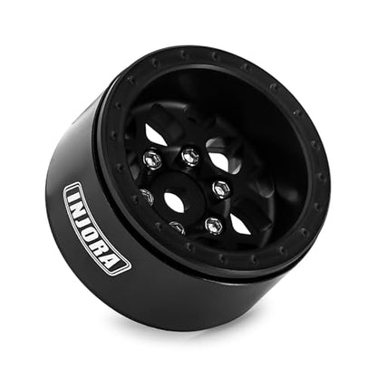 INJORA 1.0 Aluminum Offset -4.7mm Beadlock Wheel for 1/24 1/18 RC (W1013)