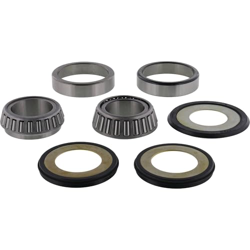 All Balls Racing 22-1001 Steering Bearing Kit | OEM replacement, fits Suzuki RM125 RM250 RMX250 WR250F YZ250F WR450F YZ450F, 400 426 450 engines, 22-1001