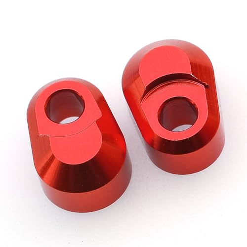 Suspension Pin Retainers for Traxxas X-Maxx XRT 4-Pack Red | Aluminum, CNC machined, Hinge pin holder, for Traxxas X-Maxx 6S 8S and XRT, replacement for 7743, RC suspension repair