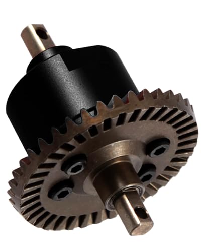 RC Steel Front Main Gear & Differential Case Upgrades Part for 1/10 Slash/Rustler/Stampede 4X4 VXL,Metal Differential Front Differential Upgrades,5381 6882 5379,Black - color: Front Differential(black)