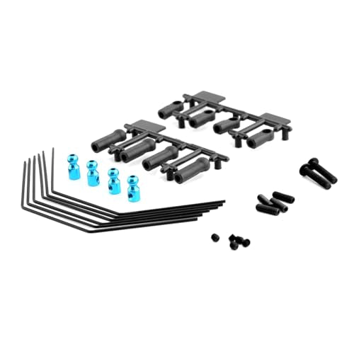 Front Rear Anti-roll Bar Sway Bar Kit Stabilizer Set 3 Hardnesses 54514 for Tamiya XV01 XV01T PRO FF04 EVO 1/10 RC Car Upgrade