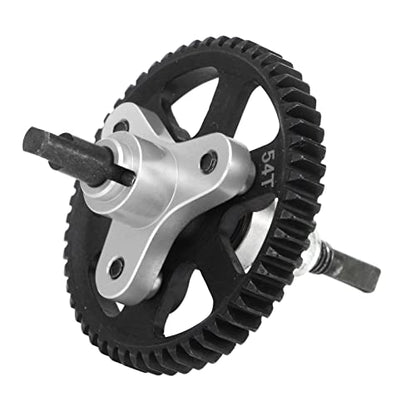 Aluminum Steel Differential Slipper Clutch, Slipper Clutch Assembly, 54T Aluminum Steel Differential Gear Slipper Clutch for Traxxas Slash 4x4 1/10 RC Car (Silver) - color: Silver