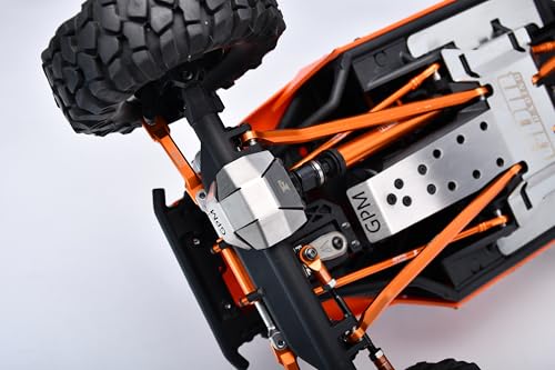 Stainless Steel Chassis Skid Kit Thick 1mm for Vanquish 1:10 H10 Optic Kit/Yokohama RTR/Sparco RTR Rock Crawler Upgrades