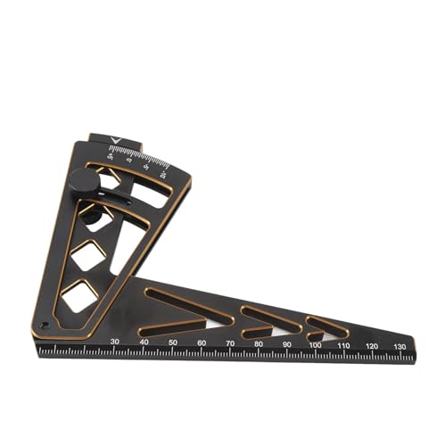 RC Car Inclined Ruler, Camber Gauge and Ride Height Measuring Tool, Multifunctional Multi Angle Gauge with Clear Scale for Remote Control Car Setup and Tuning
