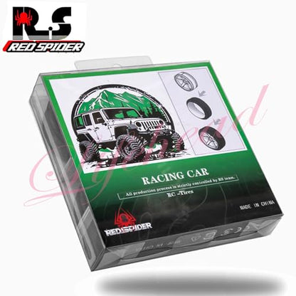 Lifehead 65mm RC On-Road Rally Car Tires and Wheels for 1/10 RC On-Road Touring Drift Car HSP 94123 Tamiya XV01 TT01 TT02 HPI Kyosho FAZER MK2 TRAXXAS 4-TEC 2.0/12mm Hex - color: Black