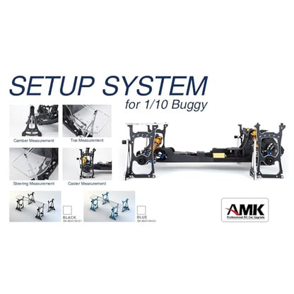 AMK 1/10 RC Car Setup Gauge -Tool for Suspension and Steering Adjustment, 1/10 Scale RC Car Alignment Tool Camber Toe Slip Angle Gauge - Precision Adjustment for Racing Drifting Tuning, RC Setup Tool