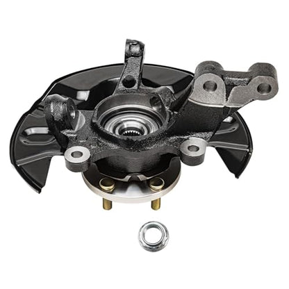 Detroit Axle - Front 4pc Steering Knuckles Kit for 03-08 Toyota Corolla, 2 | Steering Knuckles & Wheel Bearing Hubs 2 Outer Tie Rods 2003 2004 2005 2006 2007 2008 Replacement - size: 4SU47746/Kit