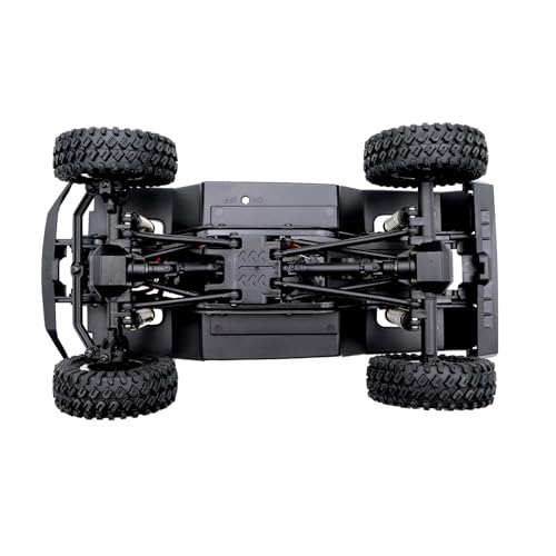 155mm 6.10in Wheelbase Assembled Frame Chassis with 2-Speed Gearbox for Rc Crawler TRX4M Bronco Defender JJRC C8809 c8801 Part