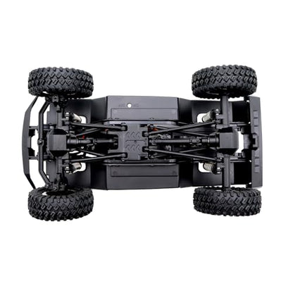 155mm 6.10in Wheelbase Assembled Frame Chassis with 2-Speed Gearbox for Rc Crawler TRX4M Bronco Defender JJRC C8809 c8801 Part