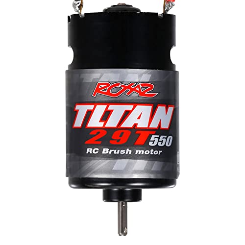 550 Brushed Motor 12T 21T 29T 35T for for 1/10 RC Scale Rock Crawler Off-Road Car TRAXXAS TRX4 TRX6 Redcat Axial SCX10 (550, 29T Brushed Motor) - style: 550, 29T Brushed Motor