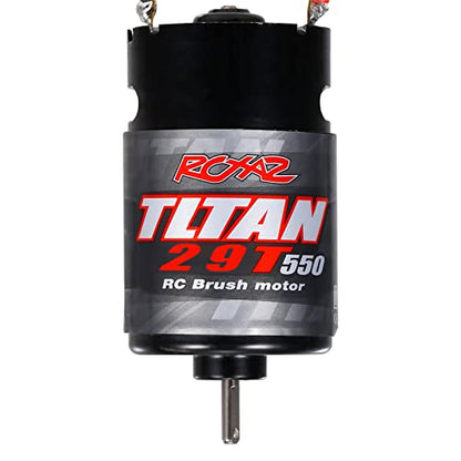 550 Brushed Motor 12T 21T 29T 35T for for 1/10 RC Scale Rock Crawler Off-Road Car TRAXXAS TRX4 TRX6 Redcat Axial SCX10 (550, 29T Brushed Motor) - style: 550, 29T Brushed Motor