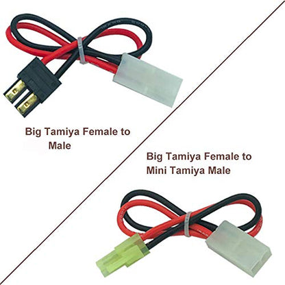 RC Car Battery Charger for NiMH/NiCd Battery Packs Charger, 9.6V 7.2V 8.4V Battery Charger with Tamiya Plug Charger for Traxxas NiMH Batteries and Airsoft Battery