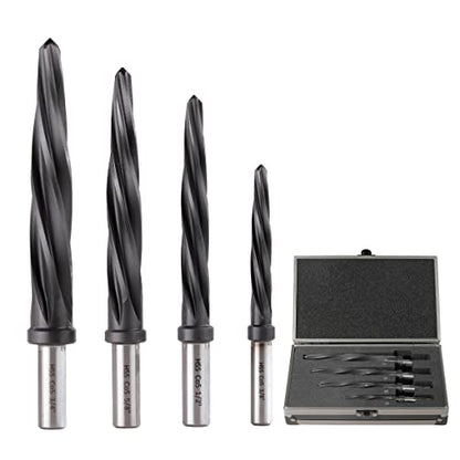 3/8", 1/2", 5/8", 3/4” M2 Chucking Reamer to Enlarge - size: M35 Set (4PCS)