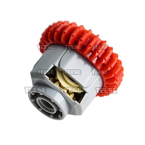 TEESE 24pc Differential-Gear-Box-Kit, Compatible with Technic-Parts, for STEM-MOC-EV3-Project-Track-Car-Bulk- Blocks (Random Color)