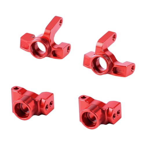 GLOBACT RC Spindle Hub Set for Losi 1/16 Mini-B 1/18 Mini-T | Front Steering Knuckles, Caster Blocks C Hubs, Rear Hubs, Replace LOS214006/LOS214005/LOS311005