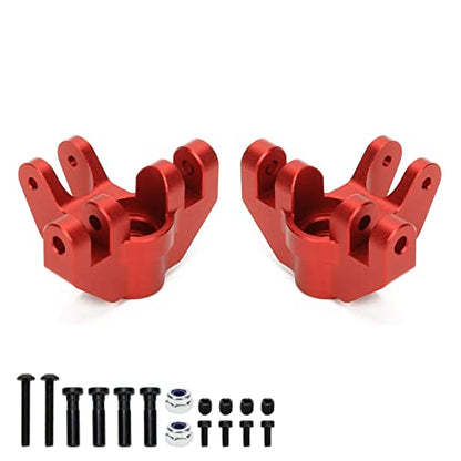 RCAWD Spindle Set Front Steering Blocks LOS244004 for Losi 1/8 LMT Upgrade Parts Red - color: Red