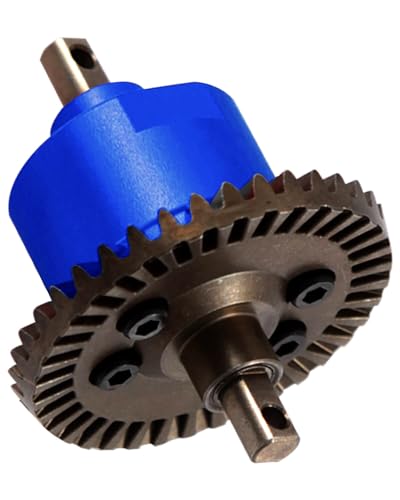 RC Steel Front Main Gear & Differential Case Upgrades Part for 1/10 Slash/Rustler/Stampede 4X4 VXL,Metal Differential Front Differential Upgrades,5381 6882 5379,Blue - color: Front Differential(blue)