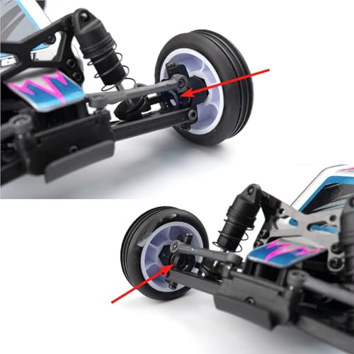 RC Crawlers Spare Parts for Losi Micro-B 1/24 2Pcs Aluminum Alloy Caster Blocks RC for Buggy Truck Model Upgrade Upgrade Repair Parts Accessories