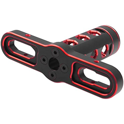 RC Car Tool 17mm Hex Adapter Wheel Wrench w/ 4mm 5mm 5.5mm 7mm Hex Socket Wrench Compatible with Traxxas Axial Arrma HSP Redcat Tamiya ECX HPI 1/8 1/10 1/12 Car Truck (Red) - color: Red