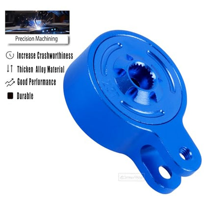 RC Direct Mount Servo Saver 23T Spline Upgrades Part for 1/10 Big Rock 3S BLX,Granite/Senton/Vorteks 3S BLX &Mega550,Kraton/Outcast 4S BLX,Alloy Servo,Replace ARA340181,Navy Blue - color: Navy Blue(1set)